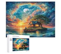 Navegación Velero Puzzles 500 Piezas Maquetas 3D el Barco marítimo Construir DIY Moderno Rompecabezas para Niños A 12 Años Y Adultos Desafío Intelectual Aliviar Estrés 500 PCS