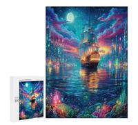 Navegación y velero Puzzles 500 Piezas Desafío Familiar el Barco de mar Impossible Rompecabezas 3D para Adultos Y Niños A 12 Años Juguete Educativo DIY Creativo 500 PCS