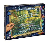 Noris-Spiele- Lily Pond Natural Pinta por número, Color Oro, 1 Count (Pack of 1) (609130620)