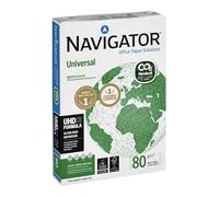 Navegador de papel de copia universal c02 a4 80gr blanco | Paquete de 500 hojas | 5 piezas