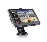 Navegador GPS, 7" HD Coche GPS Navegación 8G RAM 128-256MB FM Bluetooth Avin Mapa de Europa Sat Nav Camión Navegadores(128-256MBResistive)