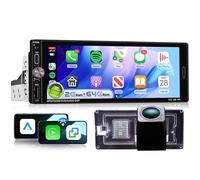 Navegador GPS AHD de 7 pulgadas Canbus Autoradio Reproductor de radio de coche estéreo CarPlay Android RDS/FM DIN SWC + cámara de visión trasera compatible con B M W Mini Cooper S R50 R52 R53 CD53
