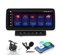 Navegador GPS Android 15 para Audi A6 A6L (2005-2011) - Reproductor Multimedia de 10,25"/12,3" con CarPlay, Bluetooth 5.0, Hi-Fi, FM, Wi-Fi 5G, SWC, DSP, micrófono, cámara, 4 GB + 64 GB