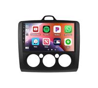 Navegador GPS Coche para Focus Exi MT 2 3 MK2/MK3 GPS para Camión Traffic, Mapas del Mundo, Avisos de Restricciones, Actualizaciones Rápidas Vía Wi-Fi, Señales Visuales, 4 Nuclear 1G+16G