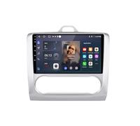 Navegador GPS Coche para Ford Focus 2 3 Mk2 Mk3 2004-2011 GPS para Camión Traffic, Mapas del Mundo, Avisos de Restricciones, Actualizaciones Rápidas Vía Wi-Fi, Señales Visuales, 4 Nuclear 2G+32G