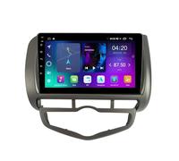 Navegador GPS Coche para Honda Jazz City 2002-2007 Navegador GPS con Pantalla Táctil Traffic a Traves de Smartphone, Sistema de Navegación Pantalla Táctil de Cámara de Velocidad, 8 Nuclear 8G+256G