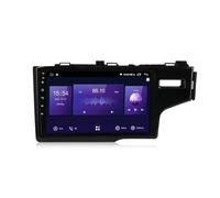 Navegador GPS Coche para Honda Jazz Fit 2014-2015 Navegador GPS con Pantalla Táctil Traffic a Traves de Smartphone, Sistema de Navegación Pantalla Táctil de Cámara de Velocidad, 8 Nuclear 4G+64G