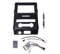 Navegador GPS Estéreo Coche para Ford F150 para Raptor 2009-2012 Marco Panel Radio Compatible Pantalla Unidad Principal Tablero 2DIN 9/10 Pulgadas Marco Radio Coche(Frame Cable High)