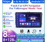 Autoradio Android de 9 "para Vw GOLF 5 POLO Sedan PASSAT B6 CC Radio TOURAN SCIROCCO CADDY Jetta P1 L-4Core-1G 16G