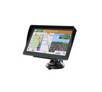 Navegador GPS, navegación GPS con pantalla táctil de 7 pulgadas para coche, camión, caravana, con información de tráfico, mapa de Europa 2025, actualizaciones gratuitas de por vida, guía de dirección