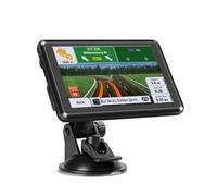 Navegador GPS, pantalla táctil de 5 pulgadas para coche, camión, caravana, con información de tráfico, mapa de Europa 2025, actualizaciones gratuitas de por vida, guía de dirección de giro de voz real