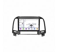Navegador GPS para Coche para Hyundai Santa Fe 2007 2006-2012 Carplay & Android Auto Inalámbrico, 4G Integrado, Tethering Vía WiFi/BT/USB, Bluetooth Navegador, 8 Nuclear 8G＋256G