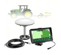 Navegador GPS para Tractor 7/9 Pulgadas Sistema de Guía GNSS Agrícola de Alta Precisión Antena Antiinterferencias Aradura Siembra Pulverización Deshierbado(7 Inch)