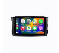Navegador GPS Radio de Coche 2 DIN para Benz Smart Fortwo 451 Wireless CarPlay 2005-2010 HD Pantalla Tactil Radio Reproductor Reproductor de Internet, Bluetooth, WiFi, 4 Nuclear 4G+64G