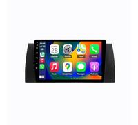 Navegador GPS Radio de Coche 2 DIN para BMW 5 E53 E39 X5 M5 1996-2007 Enlace Espejo, Navegación, Siri, Aux, Bluetooth, Airplay, Lectura de Vídeo, Navegación, 8 Nuclear 6G+128G