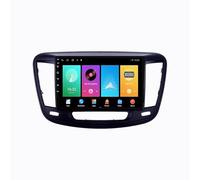 Navegador GPS Radio de Coche 2 DIN para Chrysler 200 200C 200S 2015-2019 HD Pantalla Tactil Radio Reproductor Reproductor de Internet, Bluetooth, WiFi, 8 Nuclear 8G+256G