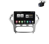 Navegador GPS Radio de Coche 2 DIN para Ford Mondeo 4 2006-2010 HD Pantalla Táctil+Llamadas Manos Libres Bluetooth+WiFi, Mandos Volantes, 4 Nuclear 2G+32G