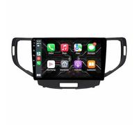 Navegador GPS Radio de Coche 2 DIN para Honda Accord 8 Crosstour 2008-2012 A-Pple Carplay & Android Auto, Autoradio Portátil Car Play con Pantalla Táctil, GPS, 4 Nuclear 1G+32G