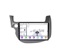 Navegador GPS Radio de Coche 2 DIN para Honda FIT Jazz 2008-2013 HD Pantalla Tactil Radio Reproductor Reproductor de Internet, Bluetooth, WiFi, 4 Nuclear 1G+16G