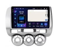 Navegador GPS Radio de Coche 2 DIN para Honda Jazz 1 GD 2001-2008 HD Pantalla Tactil Radio Reproductor Reproductor de Internet, Bluetooth, WiFi, 4 Nuclear 1G+16G