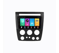 Navegador GPS Radio de Coche 2 DIN para Hummer H3 2005-2011 HD Pantalla Táctil+Llamadas Manos Libres WiFi, Navegador GPS/Mandos Volantes, 8 Nuclear 4G+64G