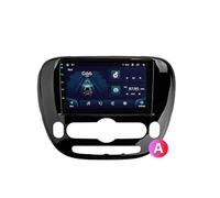 Navegador GPS Radio de Coche 2 DIN para KIA Soul 2014-2018 HD Pantalla Táctil+Llamadas Manos Libres Bluetooth+WiFi, Navegador GPS/Mandos Volantes, 4 Nuclear 1G+16G