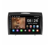 Navegador GPS Radio de Coche 2 DIN para Mercedes Benz SLK Class 2004-2011 Enlace Espejo, Navegación, Siri, Aux, Bluetooth, Airplay, Lectura de Vídeo, Navegación, 4 Nuclear 1G+32G