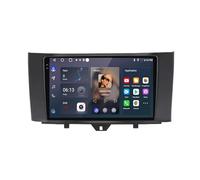 Navegador GPS Radio de Coche 2 DIN para Mercedes Benz Smart Fortwo 451 2010-2015 HD Pantalla Táctil+Llamadas Manos Libres Bluetooth+WiFi, Navegador GPS, 8 Nuclear 8G+256G