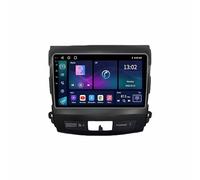 Navegador GPS Radio de Coche 2 DIN para Mitsubishi Outlander 2006-2013 HD Pantalla Tactil Radio Reproductor Reproductor de Internet, WiFi, 4 Nuclear 1G+16G