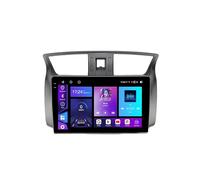 Navegador GPS Radio de Coche 2 DIN para Nissan Sentra Sylphy 2012-2019 HD Pantalla Táctil+Llamadas Manos Libres WiFi, Navegador GPS/Mandos Volantes, 8 Nuclear 6G+128G
