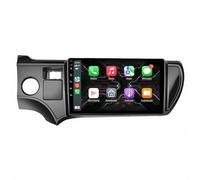Navegador GPS Radio de Coche 2 DIN para Toyota Prius C Volante a la Izquierda 2012-2014 Pantalla de Coche con Carplay y Android Auto Inalámbricos, Bluetooth, Mirror Link, 8 Nuclear 6G+128G