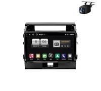 Navegador GPS Radio de Coche 2 DIN para Voiture Toyota Land Cruiser 200 2007-2015 HD Pantalla Táctil+Llamadas Manos Libres Bluetooth+WiFi, Mandos Volantes, 8 Nuclear 4G+64G