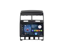 Navegador GPS Radio de Coche 2 DIN para Volkswagen Touareg I 1 GP 2002-2010 HD Pantalla Táctil+Llamadas Manos Libres WiFi, Navegador GPS/Mandos Volantes, 8 Nuclear 4G+64G
