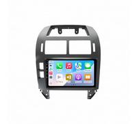 Navegador GPS Radio de Coche 2 DIN para Volkswagen VW Polo 2004-2009 Enlace Espejo, Navegación, Siri, Aux, Bluetooth, Airplay, Lectura de Vídeo, Navegación, 4 Nuclear 1G+32G