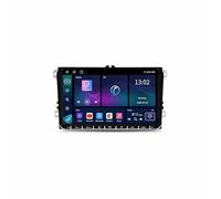 Navegador GPS Radio de Coche 2 DIN para VW Volkswagen Tiguan Touran Amarok Golf Caddy HD Pantalla Táctil+Llamadas Manos Libres Bluetooth+WiFi, Mandos Volantes, 8 Nuclear 6G+128G