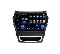 Navegador para Coche Android 15 de 9" para Hyundai Santa Fe/IX45 (2013-2018), CarPlay y Android Auto, GPS Integrado, Bluetooth, Wi-Fi, cámara Trasera, Control Desde el Volante, A4 8+256