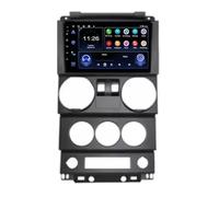 Navegador para Coche Android 15 de 9 Pulgadas para Jeep Wrangler Unlimited 2008-2010, CarPlay, Android Auto, GPS, Bluetooth, WiFi, cámara Trasera, Control del Volante, A4 8+256