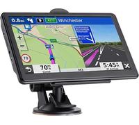 Navegador por satélite 2025, mapa de Europa del Reino Unido, pantalla táctil, GPS para coche y soporte de dirección de giro de voz, advertencia de velocidad y luz roja, enrutamiento personalizado para