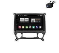 Navegador por Satélite para Chevrolet Silverado3 GMTK2 2013-2019 GPS Coche Traffic a Traves de Smartphone, Sistema de Navegación GPS, Pantalla Táctil de Cámara de Velocidad, 4 Nuclear 2G+32G