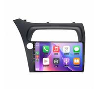 Navegador por Satélite para Honda Civic 2006-2011 Navegador GPS para Coche Traffic, Mapas del Mundo, Avisos de Restricciones, Actualizaciones Rápidas Vía, 8 Nuclear 6G+128G