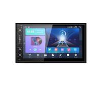 Navegador por satélite Reproductor estéreo para Coche Android con CarPlay inalámbrico, Pantalla táctil, navegación y Bluetooth(32 G,4G)