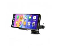 Navegador por satélite Reproductor Multimedia de vídeo inalámbrico 10,26" con CarPlay y Android Auto, Radio para Coche estéreo para(Car Radio-6M Camera)