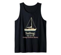 Navegando el Arte de IR a Ninguna Parte Lentamente Mariner de Fin de Semana Camiseta sin Mangas