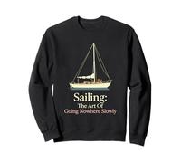 Navegando el Arte de IR a Ninguna Parte Lentamente Mariner de Fin de Semana Sudadera