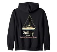 Navegando el Arte de IR a Ninguna Parte Lentamente Mariner de Fin de Semana Sudadera con Capucha