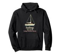 Navegando el Arte de IR a Ninguna Parte Lentamente Mariner de Fin de Semana Sudadera con Capucha