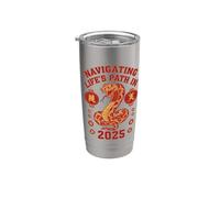 Navegando el camino de la vida en el Año Nuevo Lunar 2025 Vaso térmico de acero inoxidable de doble pared