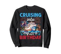 Navegando hacia el Crucero de mi séptimo cumpleaños Cumpleaños de 7 años Sudadera