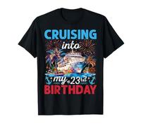 Navegando hacia el Viaje en Crucero Que cumplí 23 años Camiseta