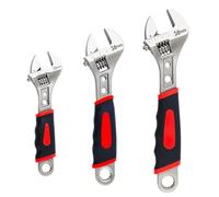 Navegando Juego de llaves ajustables con agarre suave, herramientas de llave ajustable de 6/8/10 pulgadas para mecánicos, 3 piezas